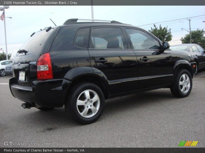 Obsidian Black / Gray 2006 Hyundai Tucson GL