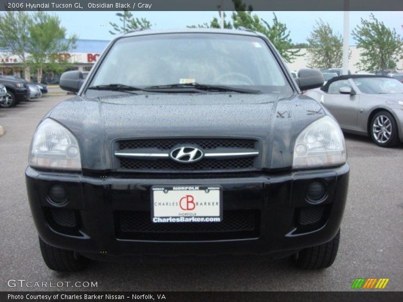 Obsidian Black / Gray 2006 Hyundai Tucson GL