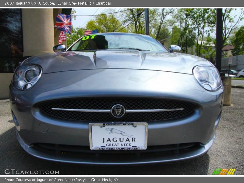 Lunar Grey Metallic / Charcoal 2007 Jaguar XK XK8 Coupe