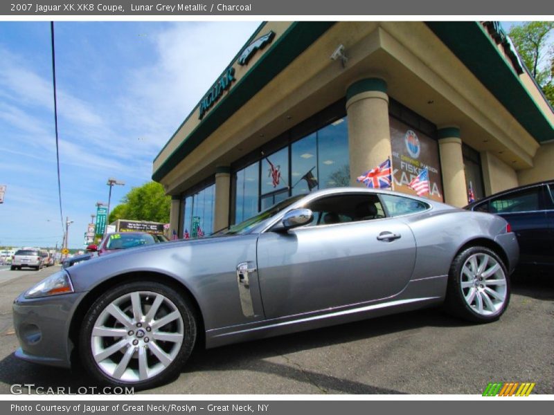 Lunar Grey Metallic / Charcoal 2007 Jaguar XK XK8 Coupe