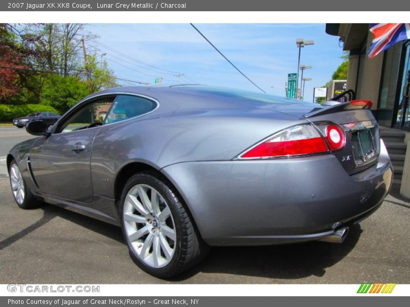Lunar Grey Metallic / Charcoal 2007 Jaguar XK XK8 Coupe