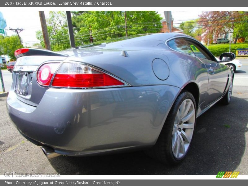 Lunar Grey Metallic / Charcoal 2007 Jaguar XK XK8 Coupe