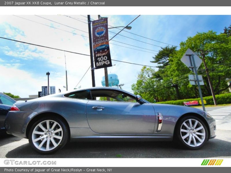 Lunar Grey Metallic / Charcoal 2007 Jaguar XK XK8 Coupe
