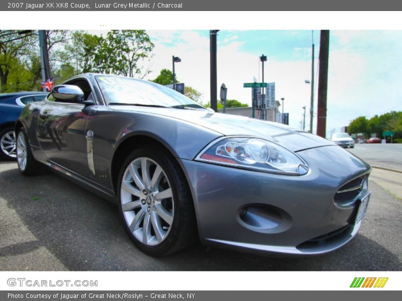 Lunar Grey Metallic / Charcoal 2007 Jaguar XK XK8 Coupe