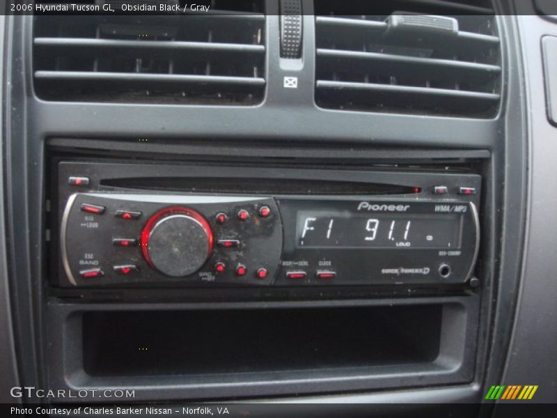 Obsidian Black / Gray 2006 Hyundai Tucson GL