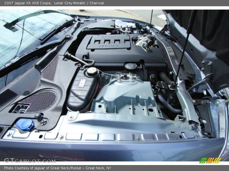 Lunar Grey Metallic / Charcoal 2007 Jaguar XK XK8 Coupe