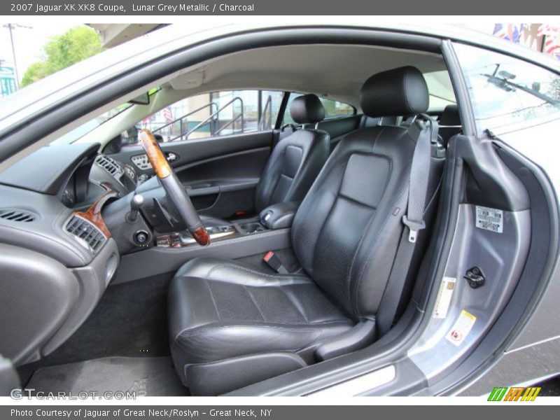 Lunar Grey Metallic / Charcoal 2007 Jaguar XK XK8 Coupe