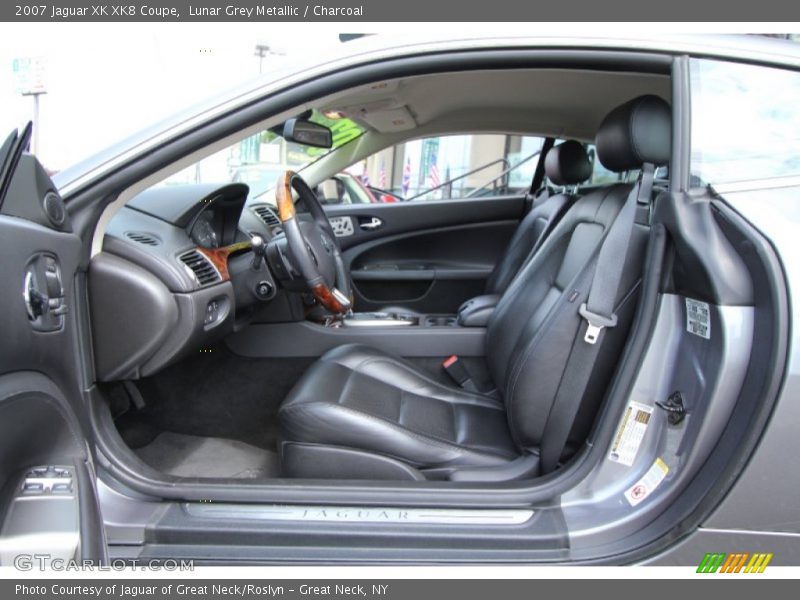 Lunar Grey Metallic / Charcoal 2007 Jaguar XK XK8 Coupe