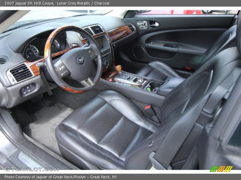 Lunar Grey Metallic / Charcoal 2007 Jaguar XK XK8 Coupe