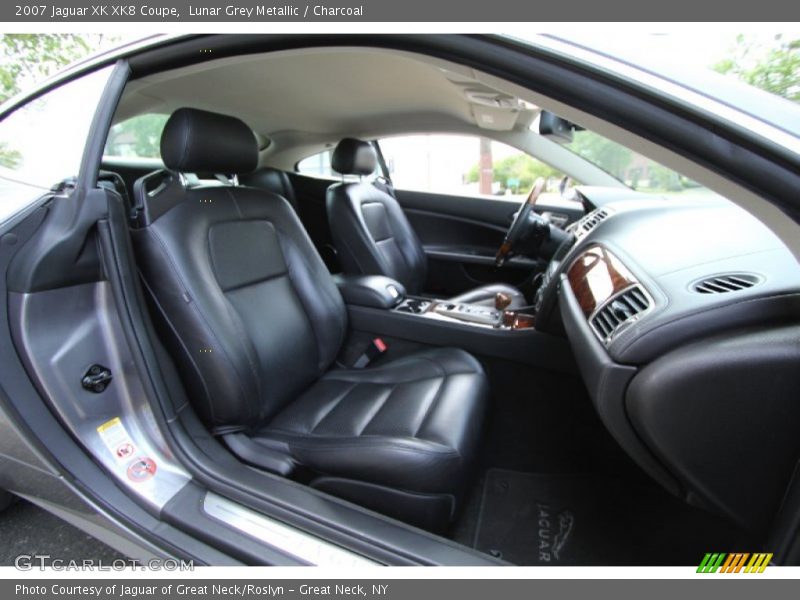 Lunar Grey Metallic / Charcoal 2007 Jaguar XK XK8 Coupe