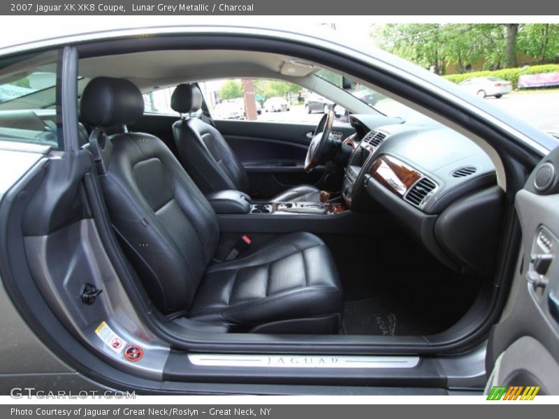 Lunar Grey Metallic / Charcoal 2007 Jaguar XK XK8 Coupe