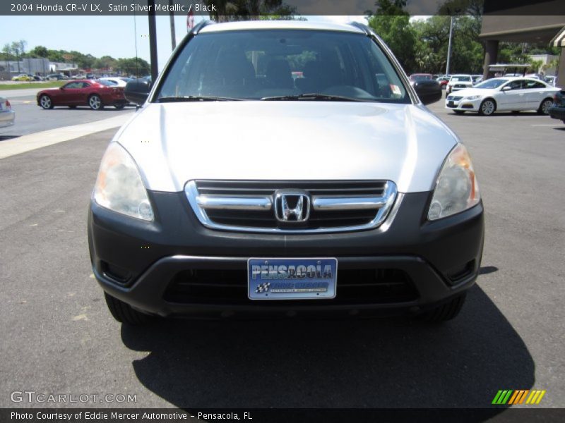 Satin Silver Metallic / Black 2004 Honda CR-V LX