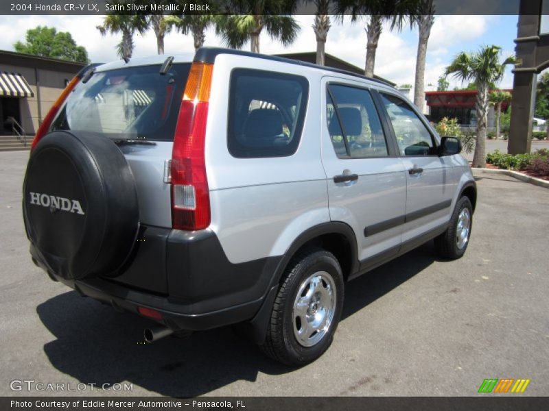 Satin Silver Metallic / Black 2004 Honda CR-V LX
