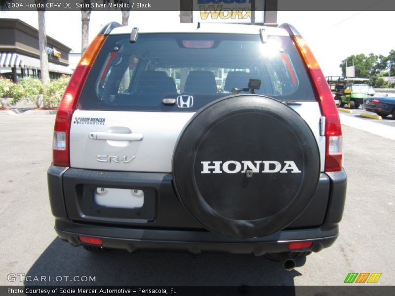 Satin Silver Metallic / Black 2004 Honda CR-V LX