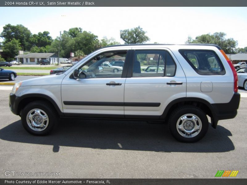 Satin Silver Metallic / Black 2004 Honda CR-V LX