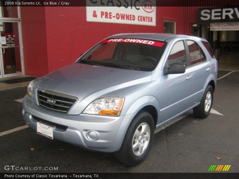 Ice Blue / Gray 2008 Kia Sorento LX