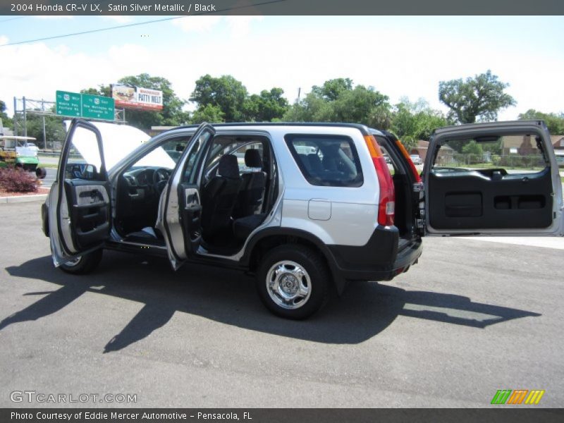 Satin Silver Metallic / Black 2004 Honda CR-V LX