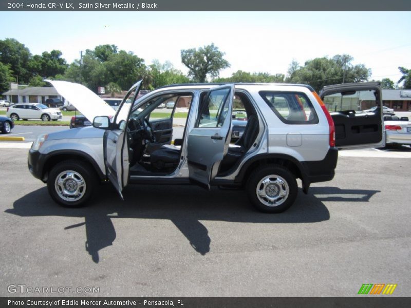 Satin Silver Metallic / Black 2004 Honda CR-V LX