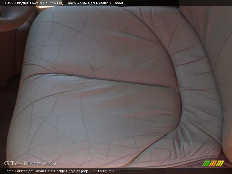 Candy Apple Red Metallic / Camel 1997 Chrysler Town & Country LXi