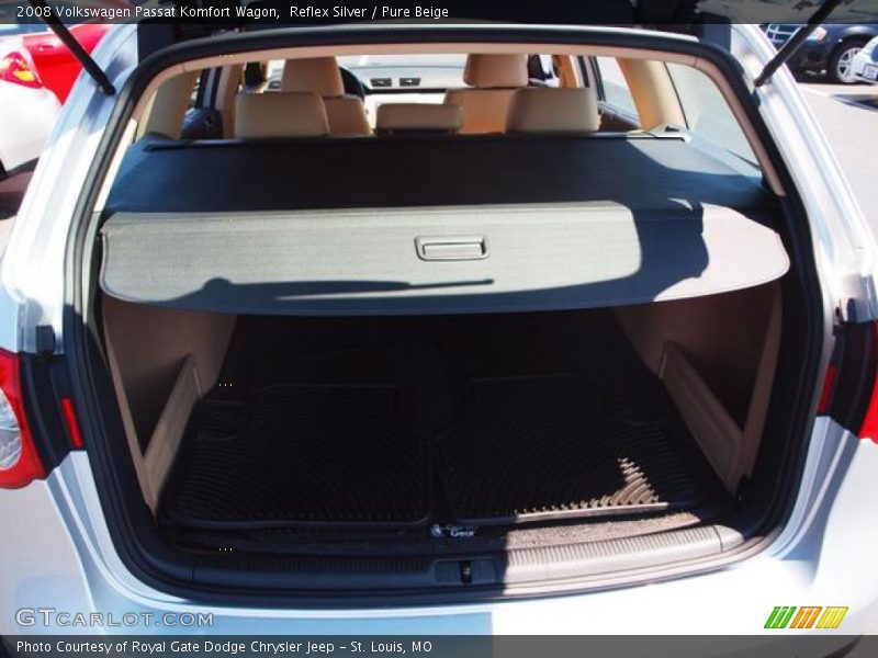 Reflex Silver / Pure Beige 2008 Volkswagen Passat Komfort Wagon