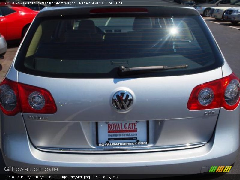 Reflex Silver / Pure Beige 2008 Volkswagen Passat Komfort Wagon