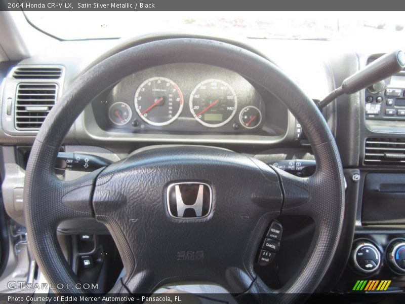 Satin Silver Metallic / Black 2004 Honda CR-V LX