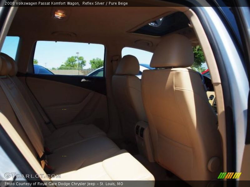 Reflex Silver / Pure Beige 2008 Volkswagen Passat Komfort Wagon
