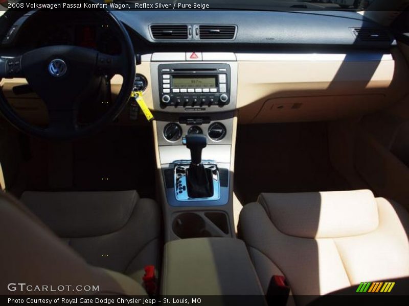 Reflex Silver / Pure Beige 2008 Volkswagen Passat Komfort Wagon