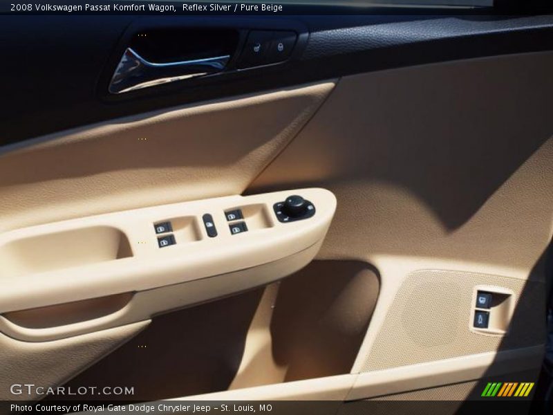 Reflex Silver / Pure Beige 2008 Volkswagen Passat Komfort Wagon