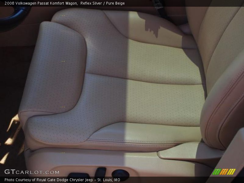 Reflex Silver / Pure Beige 2008 Volkswagen Passat Komfort Wagon