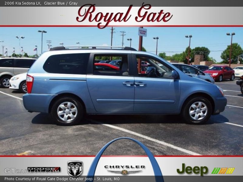 Glacier Blue / Gray 2006 Kia Sedona LX