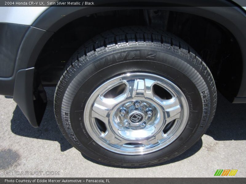 Satin Silver Metallic / Black 2004 Honda CR-V LX