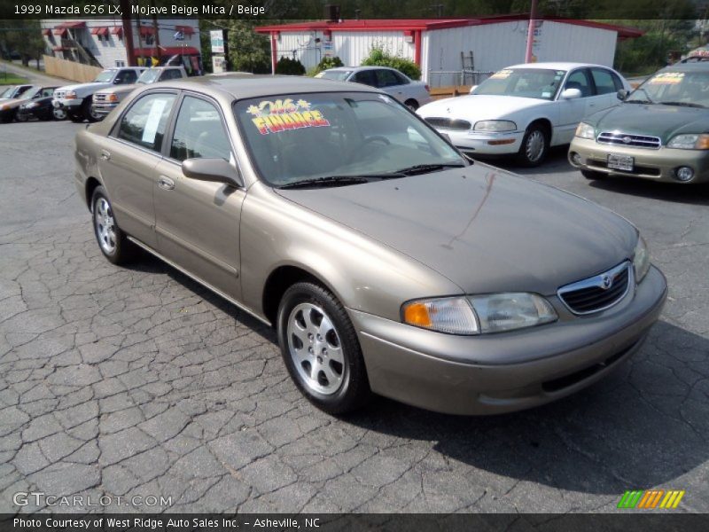 Mojave Beige Mica / Beige 1999 Mazda 626 LX