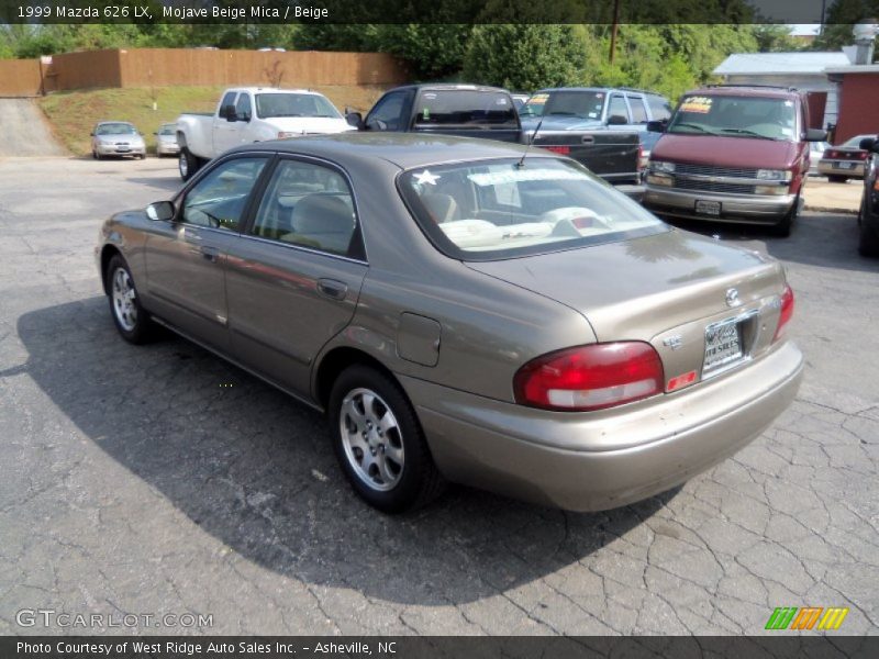 Mojave Beige Mica / Beige 1999 Mazda 626 LX