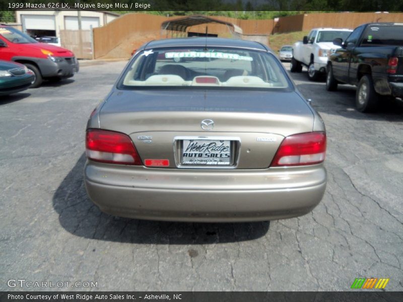 Mojave Beige Mica / Beige 1999 Mazda 626 LX