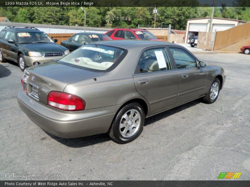 Mojave Beige Mica / Beige 1999 Mazda 626 LX