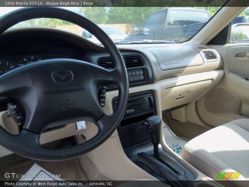 Mojave Beige Mica / Beige 1999 Mazda 626 LX