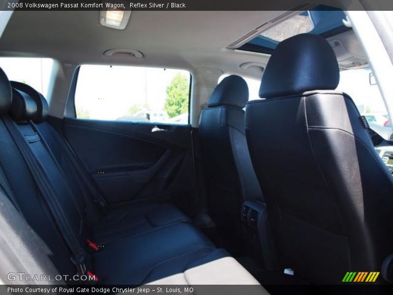 Reflex Silver / Black 2008 Volkswagen Passat Komfort Wagon