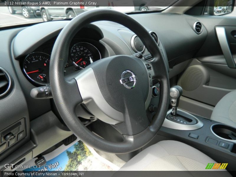Platinum Graphite / Gray 2012 Nissan Rogue S AWD
