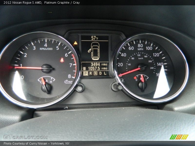 Platinum Graphite / Gray 2012 Nissan Rogue S AWD