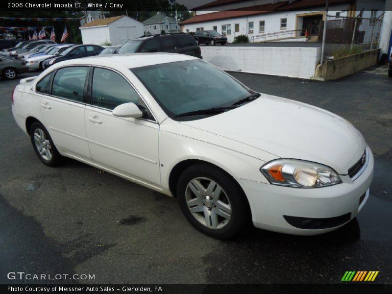 White / Gray 2006 Chevrolet Impala LT