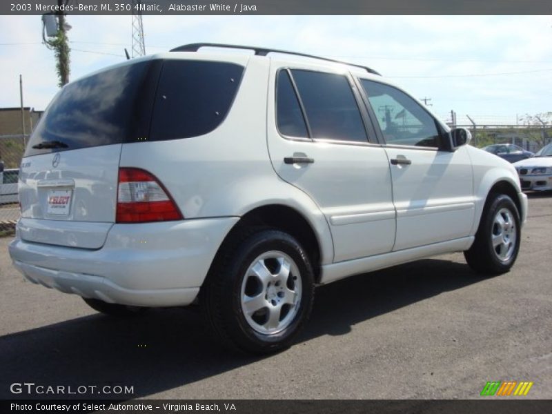 Alabaster White / Java 2003 Mercedes-Benz ML 350 4Matic