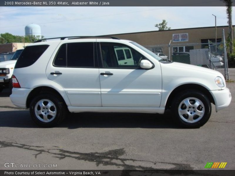 Alabaster White / Java 2003 Mercedes-Benz ML 350 4Matic