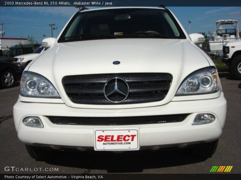 Alabaster White / Java 2003 Mercedes-Benz ML 350 4Matic