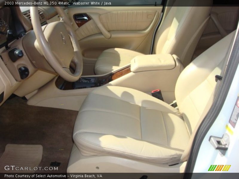 Alabaster White / Java 2003 Mercedes-Benz ML 350 4Matic