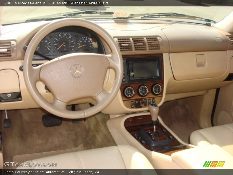 Alabaster White / Java 2003 Mercedes-Benz ML 350 4Matic