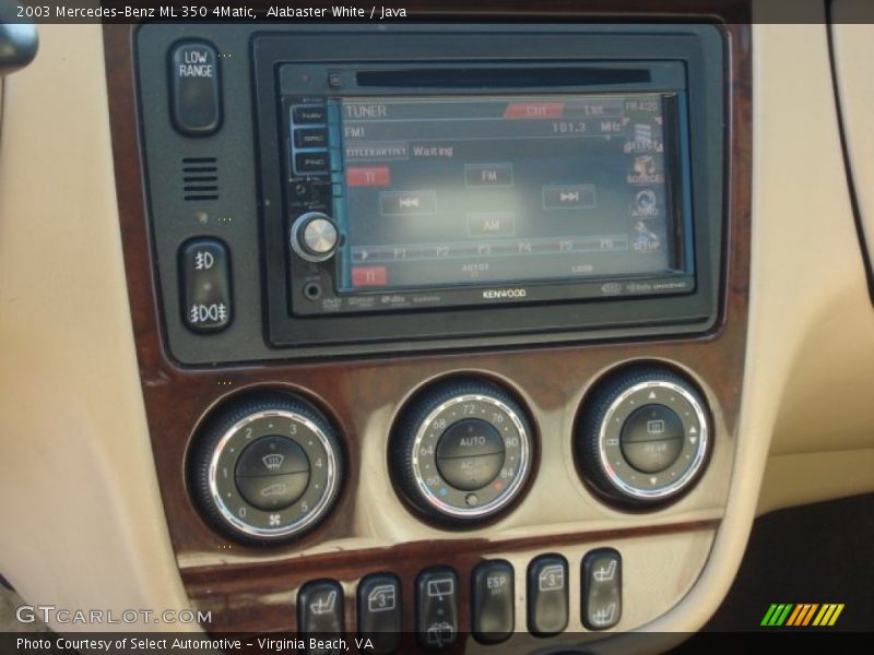 Alabaster White / Java 2003 Mercedes-Benz ML 350 4Matic