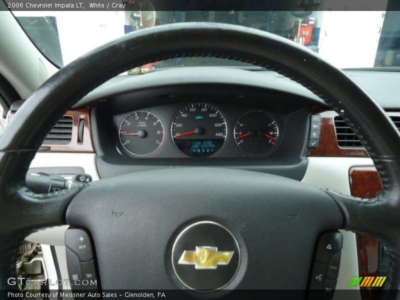 White / Gray 2006 Chevrolet Impala LT