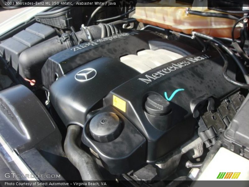 Alabaster White / Java 2003 Mercedes-Benz ML 350 4Matic