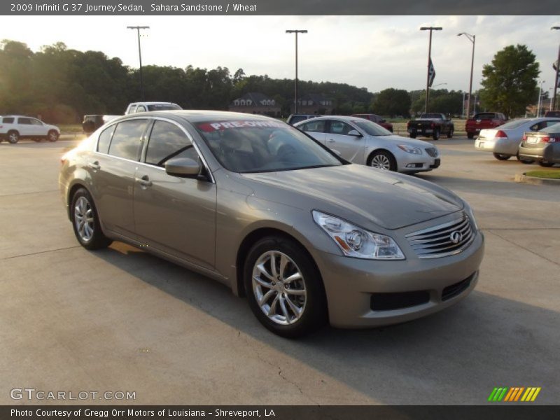 Sahara Sandstone / Wheat 2009 Infiniti G 37 Journey Sedan